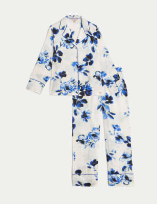 M&s floral pyjamas hot sale