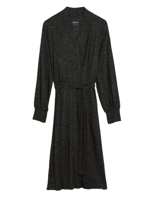 

Womens BODY Body Soft™ Cosy Knit Long Dressing Gown - Charcoal, Charcoal