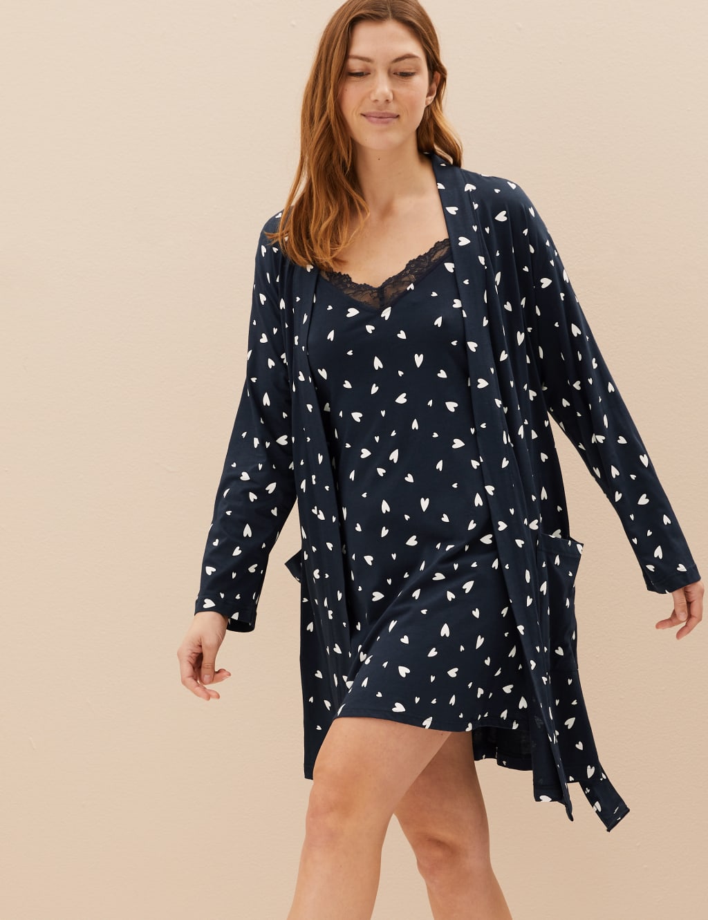 Cotton Modal Cool Comfort™ Dressing Gown image 1