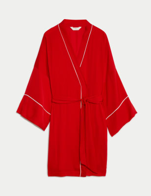 

Womens M&S Collection Dream Satin™ Wrap - Red, Red