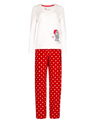 Tatty Teddy Fleece Pyjamas M S Collection M S