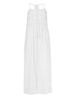 Pure Cotton Lace Embroidered Nightdress | M&S Collection | M&S