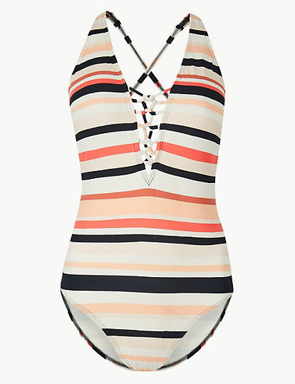 Secret Slimming™ Non-Wired Plunge Swimsuit