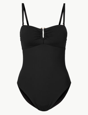 m&s black swimsuit