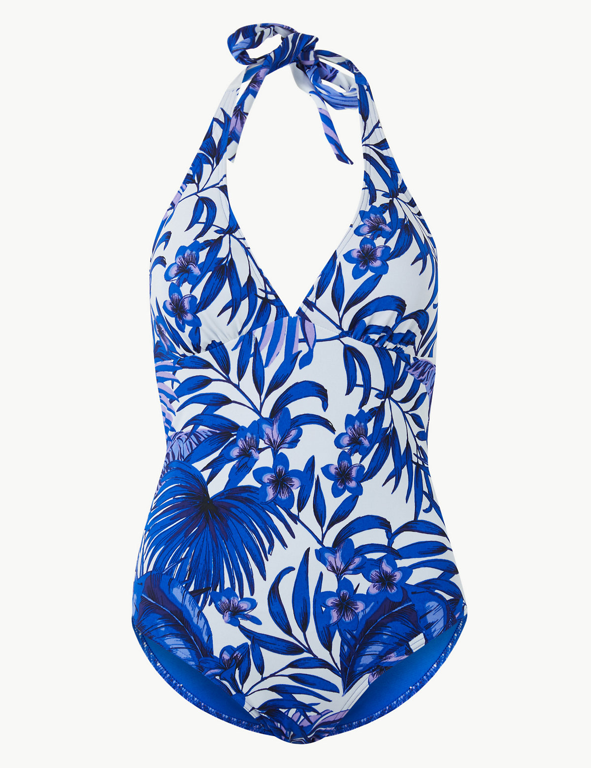 Secret Slimming™ Palm Print Padded Swimsuit
