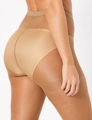 M&S Collection 2 Pack 10 Denier Secret Slimming Body Shaper Tights, Compare
