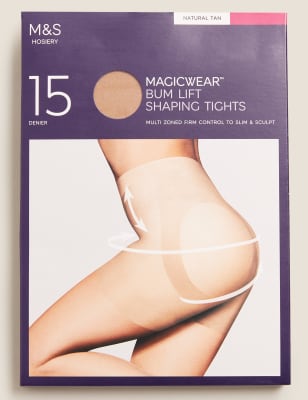 Buy Secret Shaping Black 40 Denier Opaque Tights 2 Pack XL