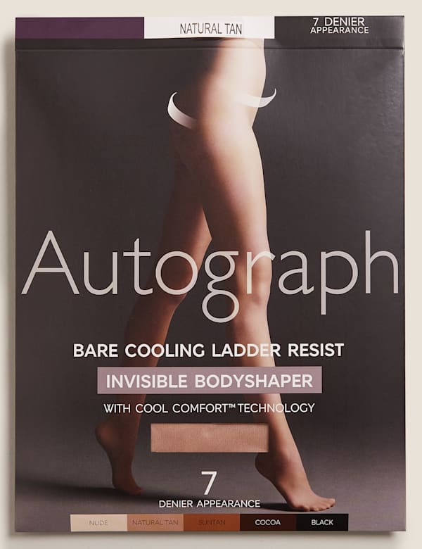 7 Denier Cool Comfort™ Invisible Body Shaper Tights