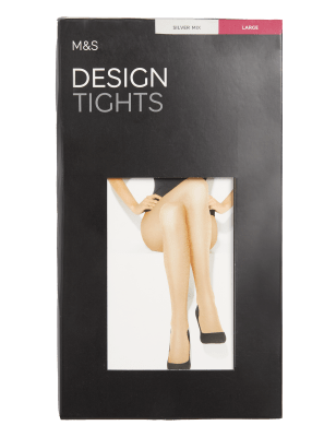 

Womens M&S Collection Sheer Sparkle Tights - Gold Mix, Gold Mix