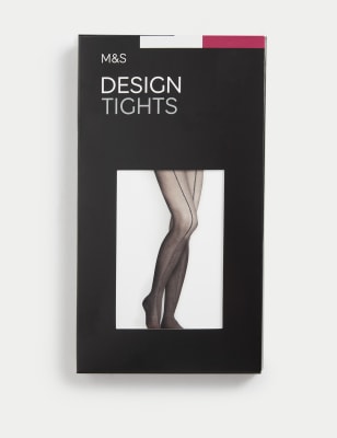 Back Seam Reversible Sheer Tights 4 of 6