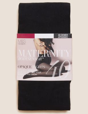 

Womens M&S Collection Maternity 40 Denier Body Sensor™ Tights - Black, Black