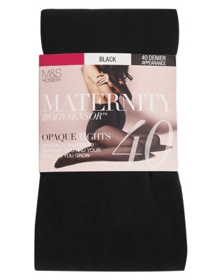 

Womens M&S Collection Maternity 40 Denier Body Sensor™ Tights - Black, Black