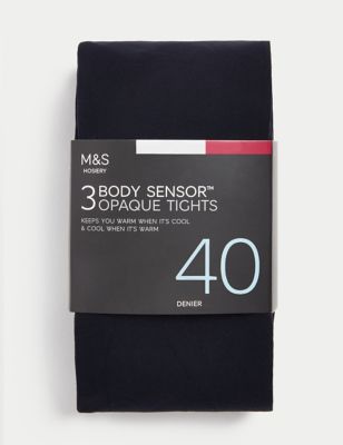 3pk 40 Denier Body Sensor™ Tights