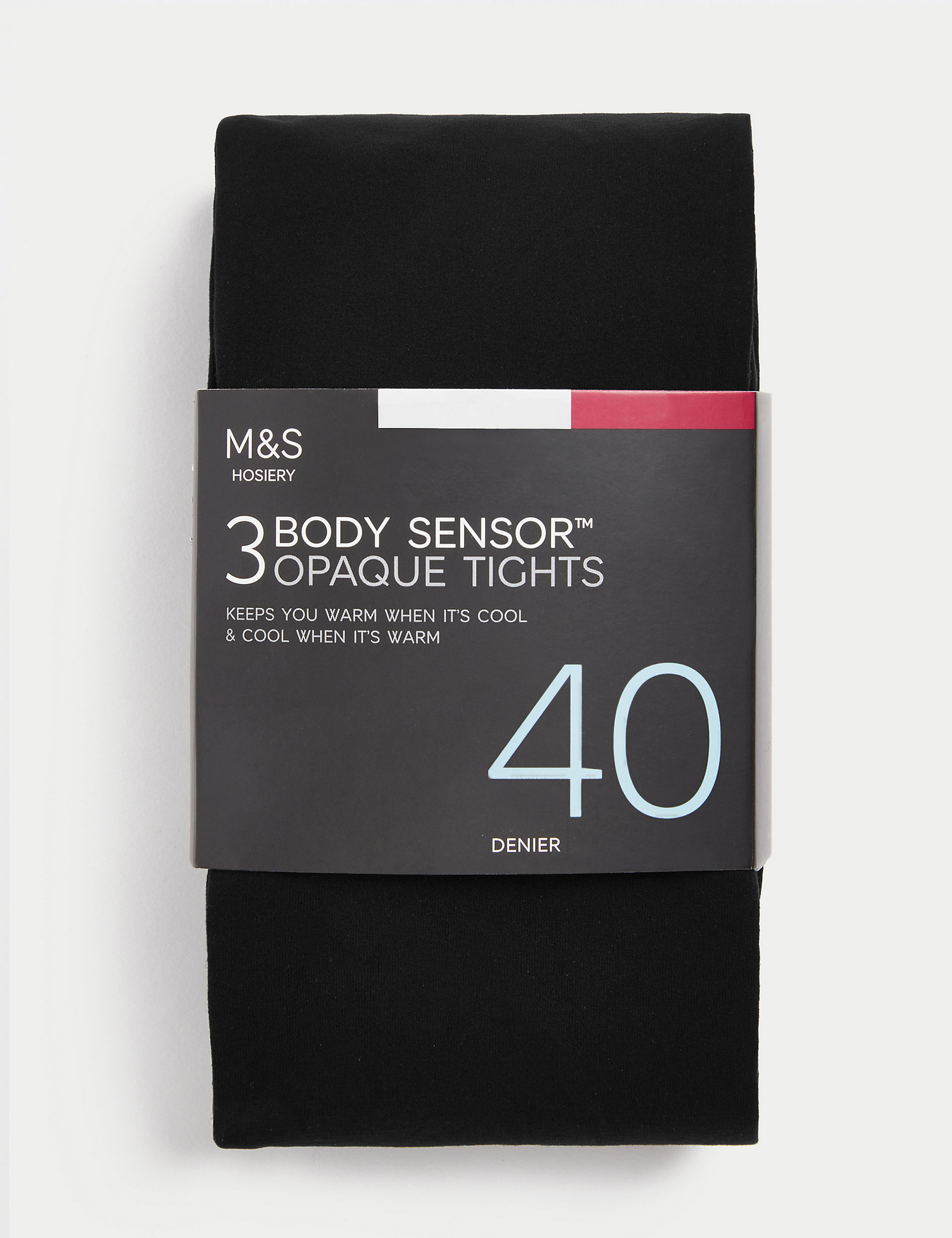 Lot de 3&nbsp;paires de collants 40&nbsp;deniers dotés de la technologie Body Sensor™