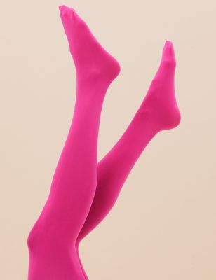 

Womens M&S Collection 80 Denier Body Sensor™ Opaque Tights - Pink, Pink