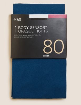 

Womens M&S Collection 80 Denier Body Sensor™ Opaque Tights - Teal, Teal