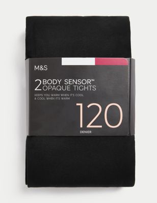 2pk 120 Denier Body Sensor™ Tights