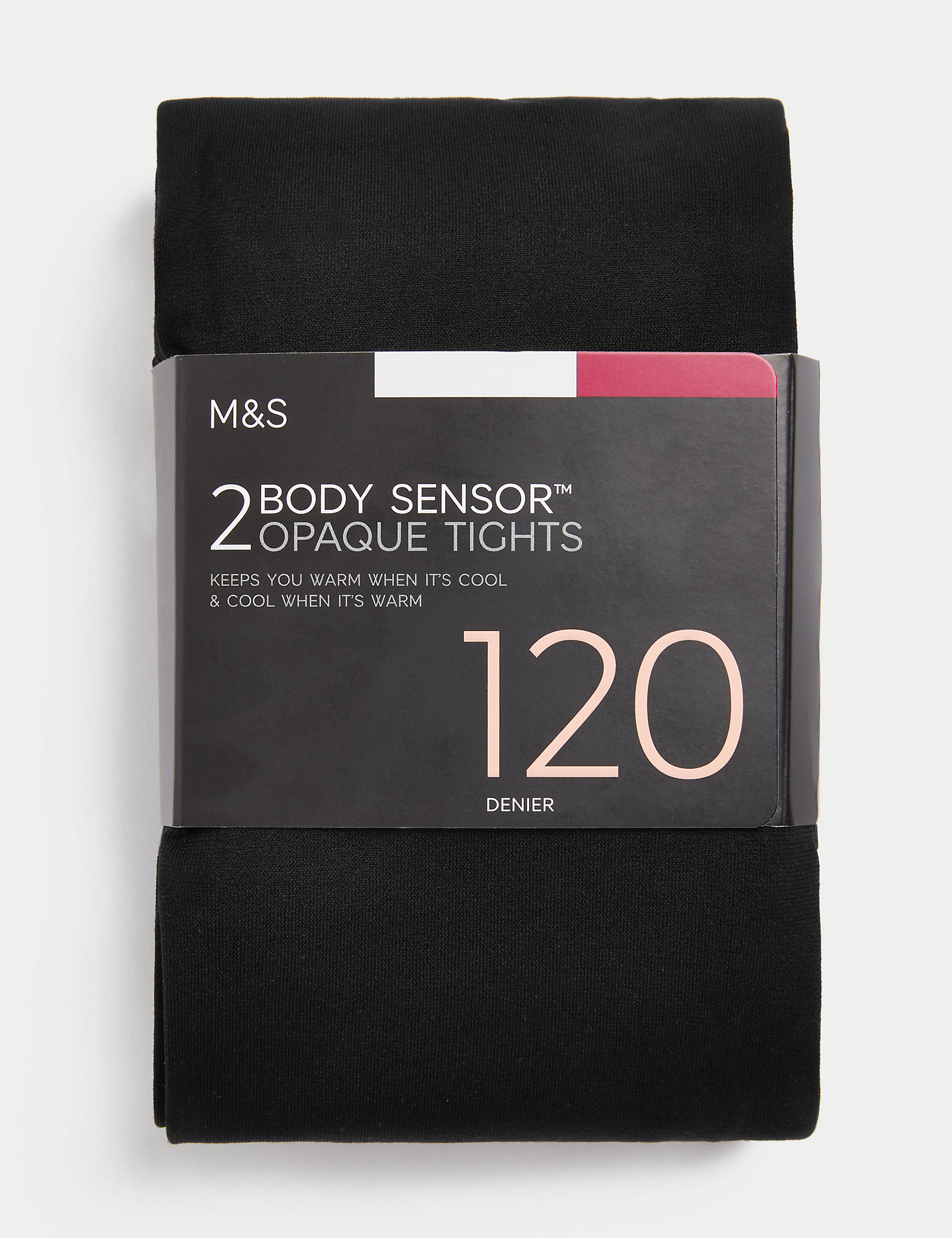 عبوة من 2 من الجوارب اللاصقة ‎‏Body Sensor™ ‏120 دنييه