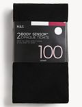 Set van 2 niet-doorschijnende Body Sensor™-panty's (100 denier)