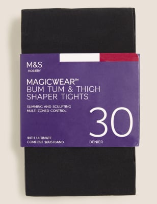 

Womens M&S Collection Blickdichte Magicwear™-Strumpfhose, 30 den - Black, Black