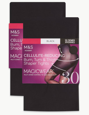 Lot de 2&nbsp;paires de collants sculptants 30&nbsp;deniers, dot&eacute;s de la technologie Magicwear&trade;