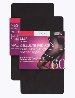 Lot de 2&nbsp;paires de collants sculptants 60&nbsp;deniers, dot&eacute;s de la technologie Magicwear&trade;