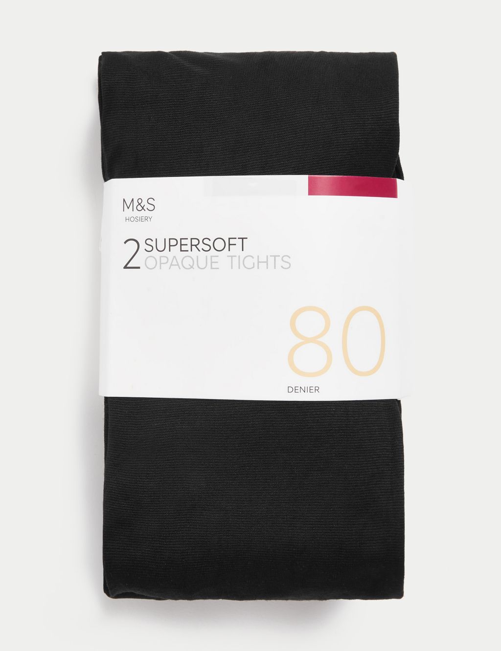 2pk 80 Denier Supersoft Opaque Tights image 2