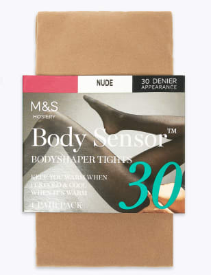 Buy Marks & Spencer Pack Of 3 30 Denier Body Sensor Tights In Black