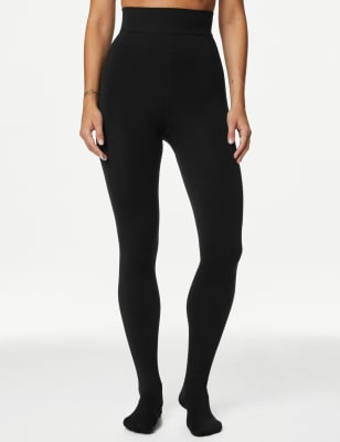 

Womens M&S Collection Blickdichte Thermo-Fleece-Strumpfhose mit 250 den - Black, Black