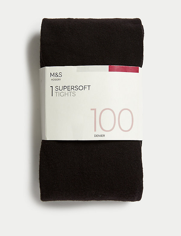 100 Denier Supersoft Opaque Tights - ID