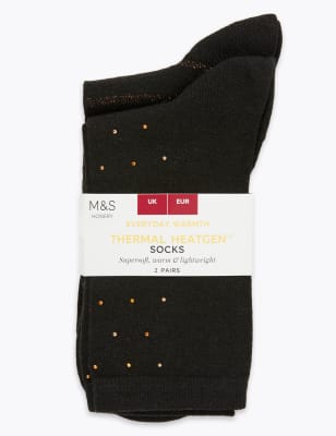 Heatgen&trade;&nbsp;&ndash; Lot de 2&nbsp;paires de chaussettes chaudes