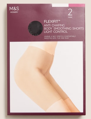 Lot de 2&nbsp;shortys anti-frottements, effet sculptant