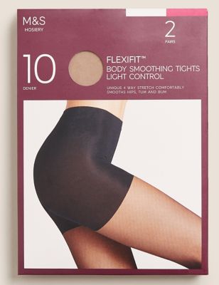 

Womens M&S Collection 2pk Flexifit™ 10 Denier Light Control Sheer Tights - Illusion, Illusion