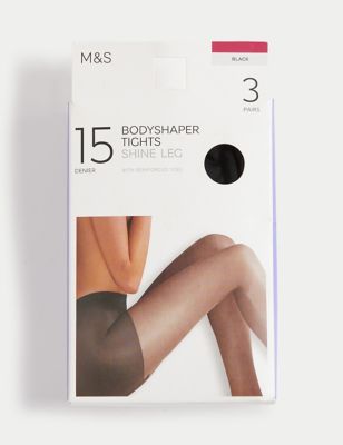 Combo Set!3 Pairs Fashion Women Lady 15 Denier Control-Top Pantyhose Tights  Stockings Socks Hosiery