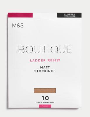 10 Denier Ladder Resist Matt Stockings - CA