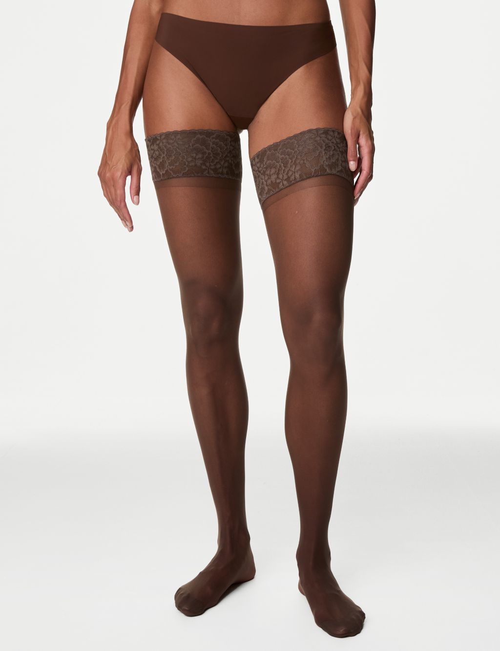 MARKS & SPENCER Bare Cooling Oiled Look Tights Nude Medium 7 Denier £4.00 -  PicClick UK