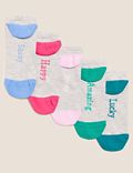 5pk Cotton Rich Seamless Toes Trainer Liners™