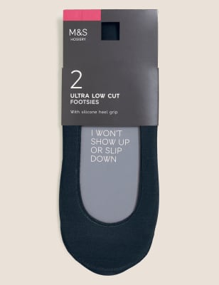 Lot de 2&nbsp;paires de prot&egrave;ge-bas coupe courte