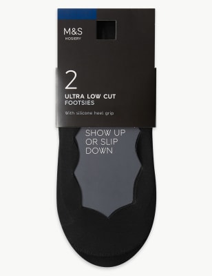 Lot de 2&nbsp;paires de prot&egrave;ge-bas coupe courte