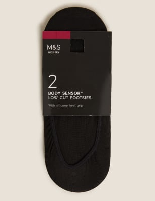 Lot de 2&nbsp;paires de prot&egrave;ge-bas, dot&eacute;s de la technologie Body Sensor&trade;