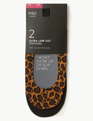 Lot de 2&nbsp;paires de prot&egrave;ge-bas coupe courte