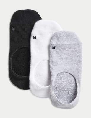 3pk Cotton Rich Footsies | Goodmove | M&S