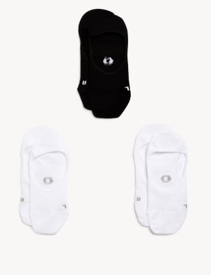 

Goodmove Pack de 3 pares de calcetines Trainer Liners™ de material recicladoWomens - White Mix, White Mix
