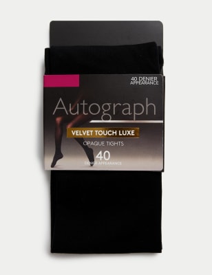 3pk 60 Denier Supersoft Opaque Tights, M&S Collection