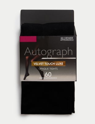 3pk 60 Denier Supersoft Opaque Tights, M&S Collection