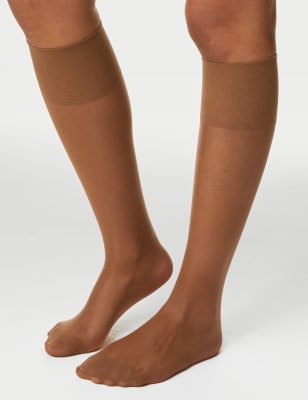 5pk 10 Denier Ladder Resist Matt Knee Highs