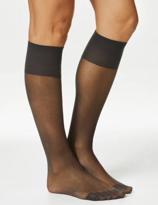 5pk 10 Denier Ladder Resist Matt Knee Highs