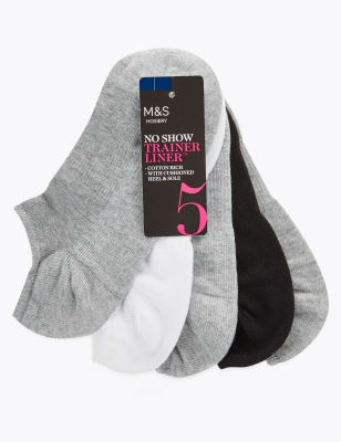 m&s trainer liner socks