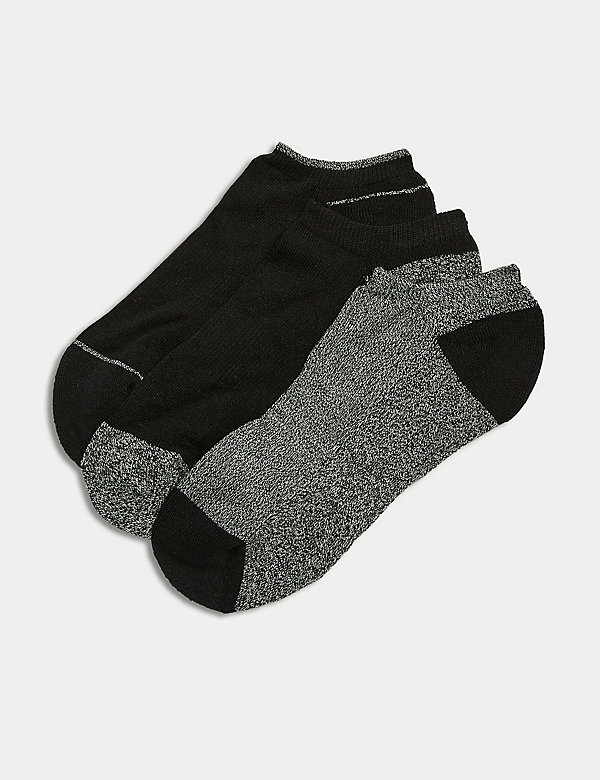 3 paar Trainer Liners™-sokken met Heatgen™ en naadloze tenen - NL