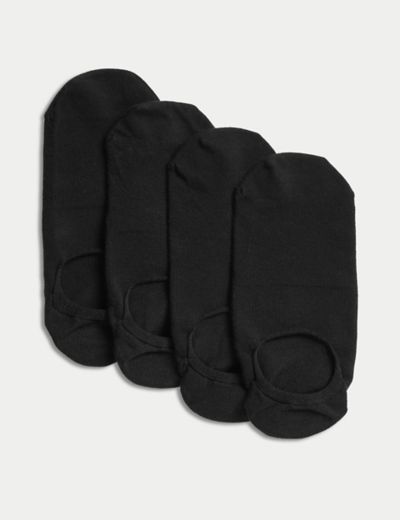 4pk Cotton Rich Invisible Trainer Liners™